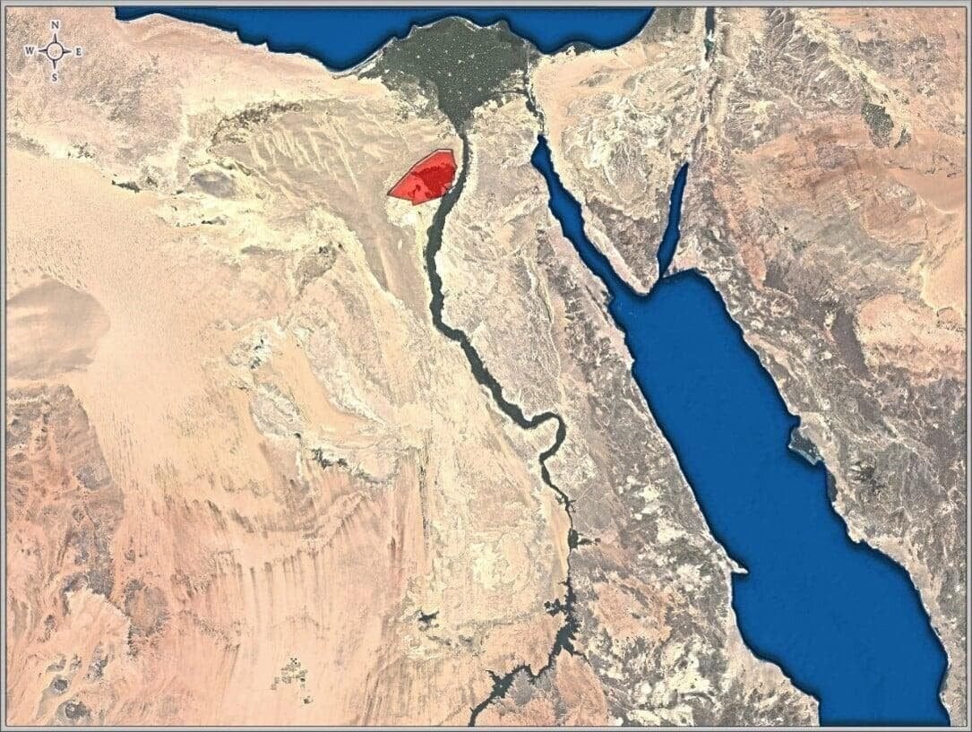 Regional location map